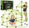 Glow In The Dark Fort Building Kit for Kids | 140 Pcs STEM Construction Toys | Educational Gift for Ages 4-12