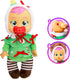 Cry Babies Tiny Cuddles Christmas Noelle - 9" Baby Dolls, Cries Real Tears, Christmas Tree Themed Pajamas
