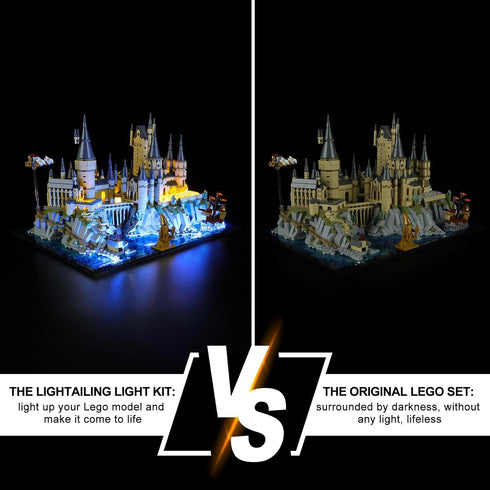 LIGHTAILING Light for Lego - 76419 Castle and Grounds, Led Lighting Kit Compatible with Lego Building Blocks Model -