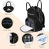 Diaper Bag Backpack, Baby Essentials Diapers Bag with Pacifier Case, Stylish Large Capacity Travel Backpack for Baby