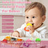 WAJIAYON Baby Fruit Feeder Pacifier (3 Pack), Silicone Teether Feeder for Baby Feeding Essentials (Pink)