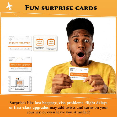 Kulture Games Clap Clap City - The Travel Game with Twists and Turns - Learn About The World - Family Game for Teens
