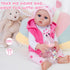 Reborn Baby Dolls 22 Inch Realistic Newborn Girl Handmade for Kids 3+ Year Old