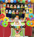 Monster 1st Birthday Decorations Kit - Photo Banner, Balloons, Cupcake Toppers for Little Monster Party Supplies
