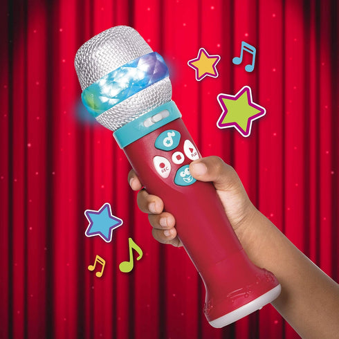 Battat Toy Karaoke Mic, Light-Up & Voicechanging Microphone, Record & Playback, Sing-Along With Bluetooth, 3 Years +