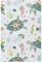 Fitted Crib Sheets, Turtle Sea Horse Stretchy Portable Playard Sheets, Soft Mini Crib Mattress 39 x 27 in for Babies