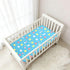 miaozhen 1 Pack 52x28 Cotton Baby Crib Sheets Soft Star Colorful Crib Mattress Sheet for Nursery sabanas para cuna