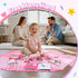 Windidi 9-in-1 Tummy 7 0-3-4-6-9-12 Unicorn Baby Gym Play Mat, Time Mat with Baby Toys, Washable Baby Activity Mat