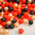 Star Ball Pit Balls, Pack of 100 Plastic Toy Balls for Kids, Gift for Baby Toddler Birthday Christmas, Ball Pool Play Tent, Baby Kiddie Pool Water Toys, Party Decoration