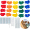 Squirrel Products Rock Climbing Holds for Kids, Deluxe Extra Large Climbing Rocks with Mounting Hardware for DIY