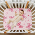 YETTASBIN 27 39 Bow Pink Fitted Crib Sheet for Baby Boys Girls, Extra Soft Breathable Nursery Bedding Sheet