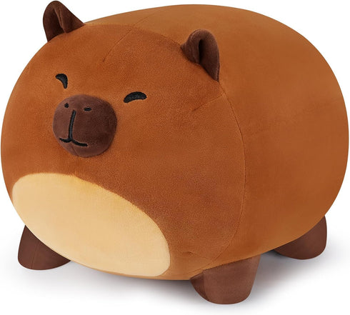 Capybara Plush Toys - 12'' Soft Plush Capybara Pillow, Cute Stuffed Toy, Doll Gift for Kids Girls Boys