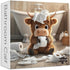 PICKFORU Highland Cow Puzzles for Adults 1000 Pieces,Cute Cow Jigsaw Puzzle, Funny Bathroom