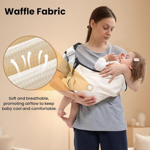 25-60 lbs Baby Carrier Newborn to Toddler, Baby Sling Carrier, Toddler Carrier with Adjustable Straps, Soft Padded