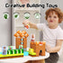 Magnetic Blocks Building Toys - Creative Montessori Sensory Toys for Boys & Girls Ages 3-8, Fun Gift