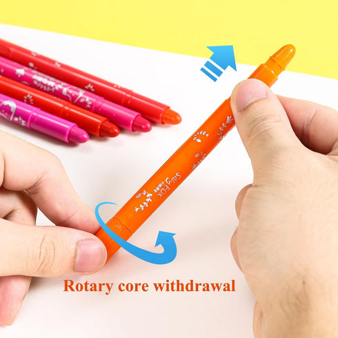 M&G 36 Colors Solid Tempera Paint Sticks for Kids, Washable, Non-toxic, Quick Drying, Works on Paper, Wood, Glass