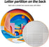 Bgraamiens 1000 Pieces Distance 3D Visual Sunrise Round Puzzle for Adults, Modern Art Challenge
