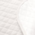 Pleasant Boulevard Portable Waterproof Baby Changing Pad Liner, Washable Reusable Changing Table Cover 27x13in (White,