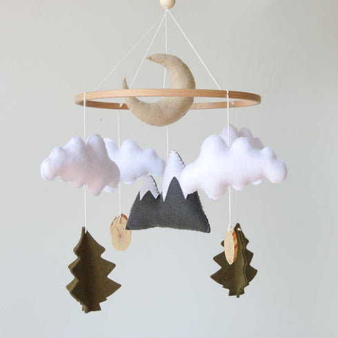 Goukurlsma Woodland Mobile for Crib Forest Baby Mobile for Crib Woodland Crib Mobile