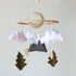 Goukurlsma Woodland Mobile for Crib Forest Baby Mobile for Crib Woodland Crib Mobile