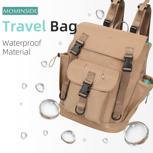 Backpack Backpack 9 MOMINSIDE Diaper Bag with Large Wet Pocket, Baby Diaper Bag Mini Baby Bag for Girls Boys, Diaper