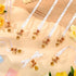 60 Coume Pcs Shower Party Pacifiers Necklace Bear Bottle Acrylic Pacifiers Charm Pacifier Chain for Guests Gender