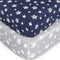 Crib Sheets for Boys or Girls 2 Pack, Fitted Crib Sheet for