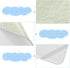 SyXIOP 28" 52" Green Cooling Baby Waterproof Crib Mattress Cover x Absorbent Pee Pads for Kids, Adult