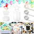 Tinabless Balloon Decorating Strip Kit for Garland, 32Ft Balloon Tape Strip, 1 Tying Tool, 100 Dot Glue & 15 Balloons