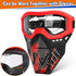POKONBOY 2 Pack Tactical Mask with Goggles Compatible with Nerf Rival, Apollo, Zeus, Khaos, Atlas, & Artemis Blasters