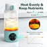 Heating,17 Portable Bottle Warmer -Dual Heating Modes for Breast Milk & Water, Milk Warmer for Baby with Fast Ounces