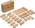 SainSmart Jr. Wooden Train Track 24pcs, Track Expansion Compatible with All Major
