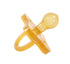 1 Count (0-6 Sweetie Rubber Pacifier STAR SHAPE RUBBER Natural Rubber with Rounded Nipple small)