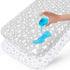 Waterproof Crib Sheets 2 Pack, 100% Cotton Crib Mattress Protector, Fitted Crib