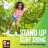 Swurfer Kick Stand Up Tree Swing, Outdoor Swing for Kids with Adjustable Handles, Weatherproof, Easy Installation, 200