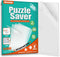 Nariolar Ultra-Adhesion Transparent Puzzle Glue Sheets, 8 Puzzle Saver Sheets for Preserving