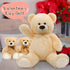 MorisMos Giant Teddy Bears with Babies, Large Mommy Bear with 2 Babies Stuffed Animals, 36 Inch
