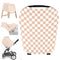 Little Jump Multi-use Baby Carseat Cover, Breathable Nursing Cover, High Stretchy Infant