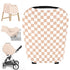 Little Jump Multi-use Baby Carseat Cover, Breathable Nursing Cover, High Stretchy Infant