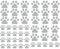 49 Pieces/Set Dog Paws Wall Decals, Vinyl Pawprints Sticker Animal Footprint Wall Art for Kids Nursery Bedroom Decor