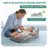 Rootling Baby Feeding Pillow, Anti Overflow Feeding Pillow for Reducing Spit-Up, Safety Nursing Pillow, Baby Lounger