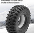 OGRC 1.0 Crawler Tires, Super Soft and Sticky with Dual Stage Foam for SCX24 Gladiator Bronco C10 JLU Deadbolt