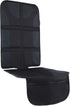 Waterproof Car Seat Protector for Child with Thick Padding, 2 Pockets, Universal Car Seat Pad & Mat - Black