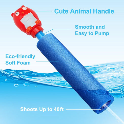Water Guns - 40 Ft Range Squirter Gun for Swimming Pool Beach Summer Party Outdoor Water Toys for Ages 4-12
