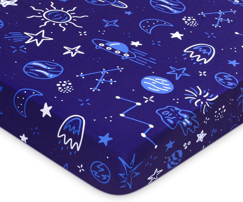 Baby Fitted Crib Sheet Soft Microfiber 52" x 28" Crib Mattress Sheet