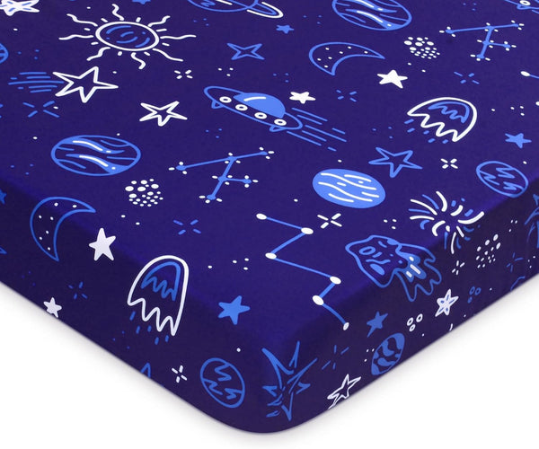 Baby Fitted Crib Sheet Soft Microfiber 52" x 28" Crib Mattress Sheet