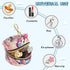Christmas Snowman Round Pacifier Storage Case with Zipper, Portable Pacifier Case for Travel, Diaper Bag & Purse