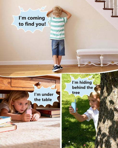 NFunalk 3-12 Video Walkie Talkies, Kids Adventure Toys with Screen, Video Walkie Talkies for Kids with Voice Changer
