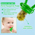 Baby Fruit Feeder/Food Feeder Pacifier for Babies (2 Pack) - HAOBAOBEI Mesh Teethers in Appetite Stimulating Colors
