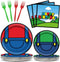 96 Pcs Super Brother Party Supplies Set, Super Video Games Tableware and Napkins for Kids Birthday Party Decorations